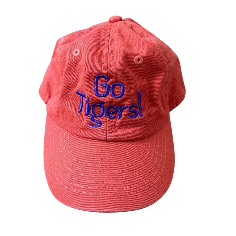 Newhattan‎ Go Tigers Hat Kids Red Embroidered Baseball Cap SIZE OS